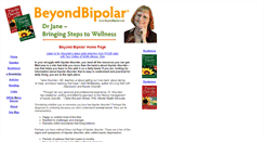 Desktop Screenshot of beyondbipolar.com